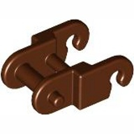 Lego článek řetězu, červeno hnědá (4517593)